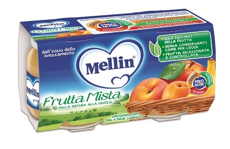MELLIN OMOGENEIZZATO FRUTTA MISTA 100 G 2 PEZZI - FarmaLucia