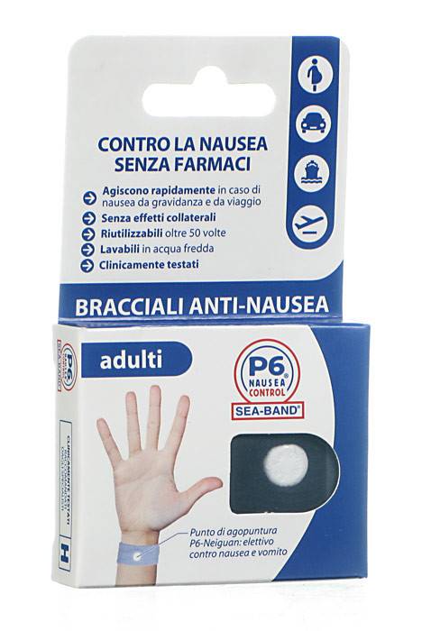 BRACCIALE ANTI NAUSEA PER ADULTI P6 NAUSEA CONTROL 2 PEZZI - FarmaLucia