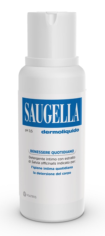 SAUGELLA DERMOLIQUIDO PH 3,5 DETERGENTE INTIMO BENESSERE QUOTIDIANO 250 ML - FarmaLucia