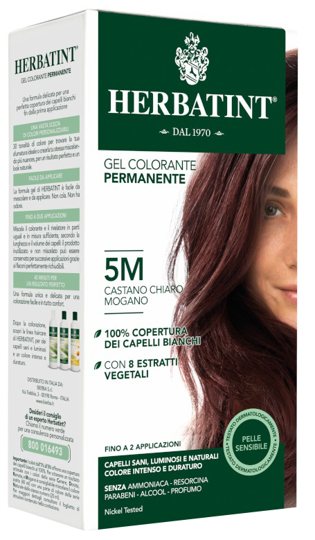 HERBATINT 5M CASTANO CHIARO MOGANO 150 ML - FarmaLucia