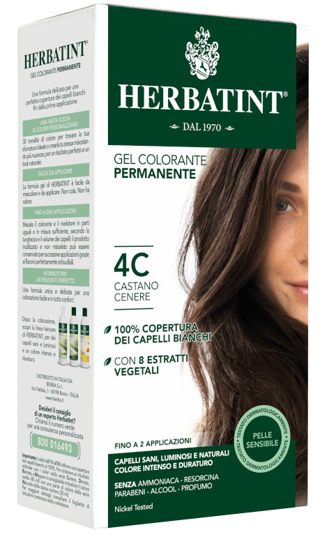 HERBATINT 4C CASTANO CENERE 150 ML - FarmaLucia