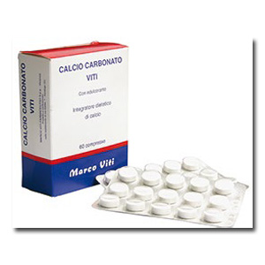 CALCIO CARBONATO VITI 60 COMPRESSE - FarmaLucia