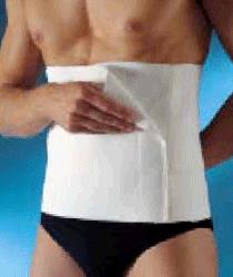 CIZETA ORTO' FLEXA FASCIA POSTOPERATORIA H 27 JOLLY A TRE STRISCE UNITE BIANCO 6 - FarmaLucia
