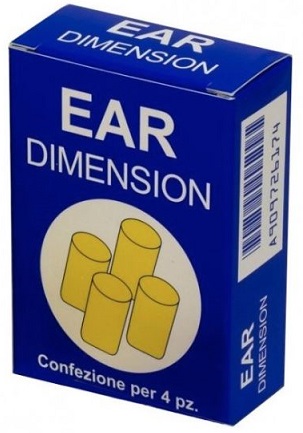 EAR DIMENSION TAPPO AURICOLARE IN SPUGNA 4 PEZZI - FarmaLucia