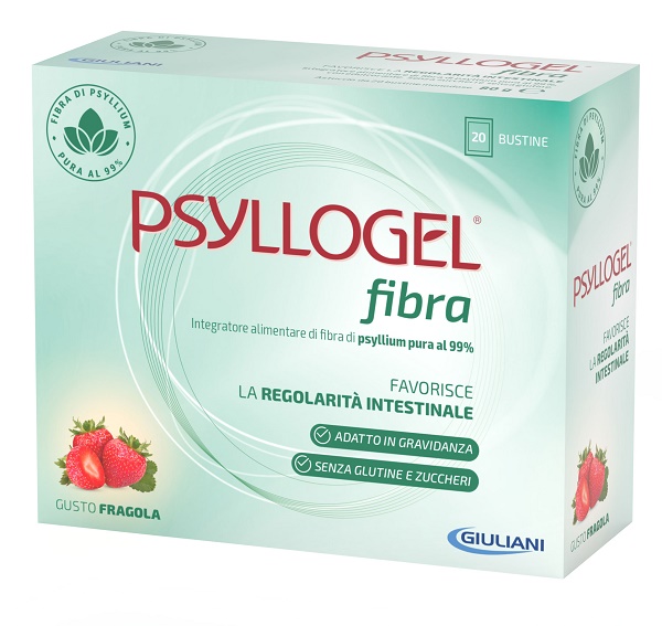 PSYLLOGEL FIBRA FRAGOLA 20 BUSTINE - FarmaLucia