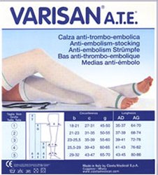 VARISAN ATE 18MMHG CALZA AUTOREGGENTE AG PA BIANCO 3 - FarmaLucia