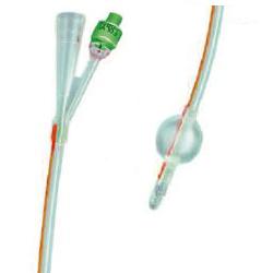 CATETERE FOLEY IN SILICONE TRASPARENTE A 2 VIE CON PALLONCINO 5-10ML DIAMETRO CH16 5,33MM LUNGHEZZA 40CM - FarmaLucia