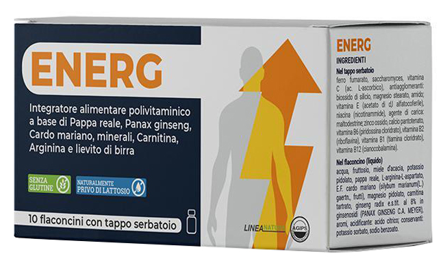 ENERG 10 FLACONCINI 10 ML CON TAPPO SERBATOIO - FarmaLucia