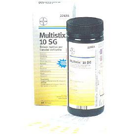 STRISCIA REATTIVA MULTITEST MULTISTIX 10SG 25 PEZZI - FarmaLucia