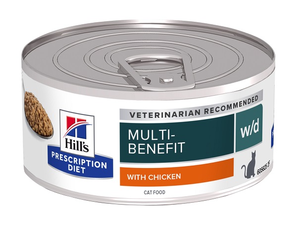 PRESCRIPTION DIET FELINE MULTI-BENEFIT W/D CHICKEN 156 G - FarmaLucia