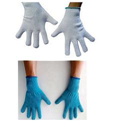 GUANTO AMBIDESTRO IN COTONE MONOFILO BIANCO PER ALLERGIE DERMATOLOGICHE SENZA CUCITURE POLSINO ELASTICO LARGHEZZA 65 MM 7 1 PAIO - FarmaLucia