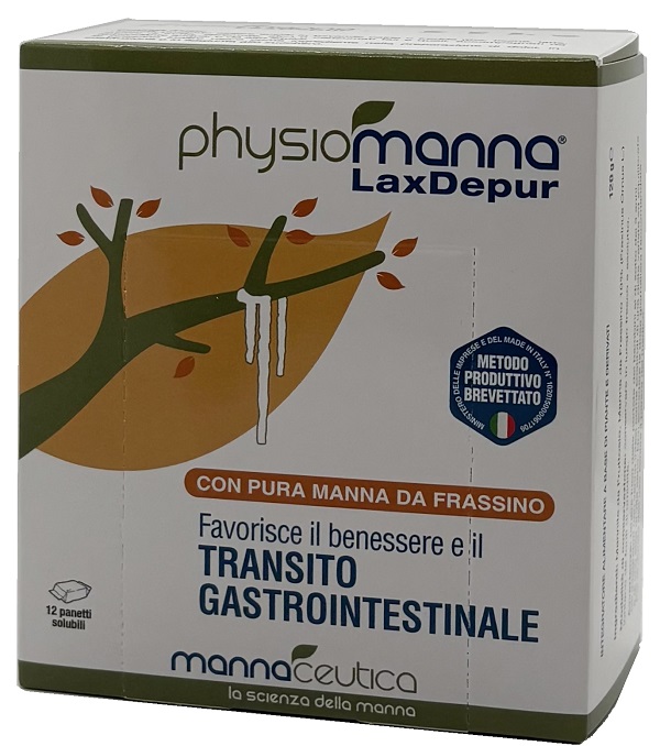 PHYSIOMANNA LAXDEPUR MANNITE DUFOUR 12 PANETTI SOLUBILI DA 10 G - FarmaLucia