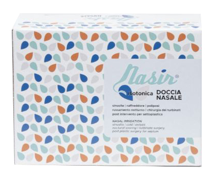 SOLUZIONE FISIOLOGICA ISOTONICA STERILE NASIR IN SCATOLA CON6 SACCHE VERSIONE LUER LOCK DA 500ML - FarmaLucia