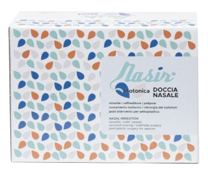 SOLUZIONE FISIOLOGICA ISOTONICA STERILE NASIR IN SCATOLA CON10 SACCHE VERSIONE LUER LOCK DA 250ML - FarmaLucia
