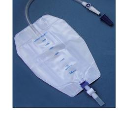 SACCA RACCOGLI URINA DA GAMBA PER INCONTINENZA 3 CAMERE COMFORT 500 ML A BASSO PROFILO IN PVC LATO RIVESTITO TNT CON TUBO DIRITTO 45 CM SENZA PUNTO DI PRELIEVO 8 PEZZI - FarmaLucia