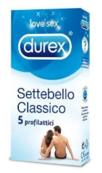 PROFILATTICO DUREX SETTEBELLO CLASSICO 5 PEZZI - FarmaLucia