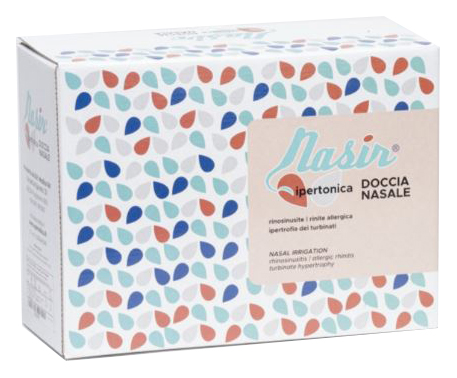 SOLUZIONE FISIOLOGICA IPERTONICA STERILE NASIR 8 SACCHE VERSIONE DA 250ML - FarmaLucia