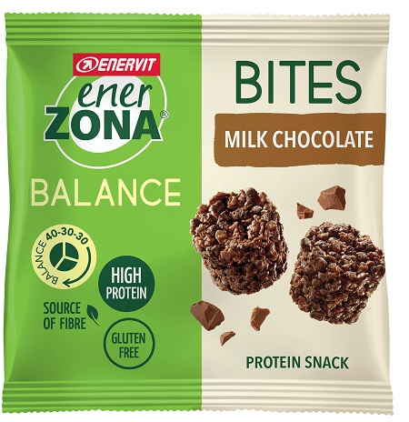 ENERZONA BITES MILK CHOCOLATE 1 BUSTINA - FarmaLucia