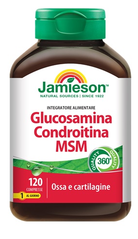 JAMIESON GLUCOSAMINA CONDROITINA MSM 120 COMPRESSE - FarmaLucia