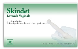 SKINDET LAVANDA VAGINALE 4 FLACONI 140 ML + 4 CANNULE MONOUSO IN BLISTER - FarmaLucia