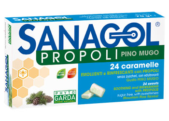 SANAGOL PROPOLI PINO MUGO 24 CARAMELLE - FarmaLucia