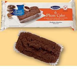 BONONIA PLUMCAKE AL CACAO CON CREMA ALLA NOCIOLA SENZA GLUTINE 6 X 45 G - FarmaLucia
