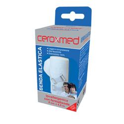 BENDA ELASTICA CEROXMED 8X450 CM CON GANCIO 1 PEZZO - FarmaLucia