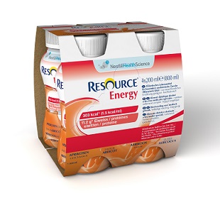 RESOURCE ENERGY ALBICOCCA 4 BOTTIGLIE 200 ML - FarmaLucia