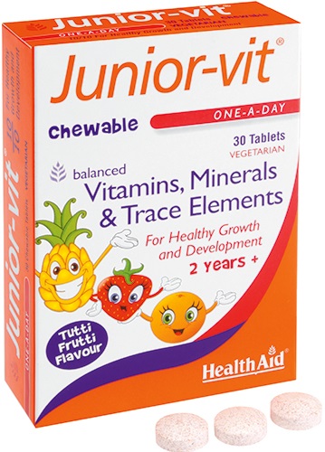 JUNIORVIT BLISTER 30 TAVOLETTE MASTICABILI - FarmaLucia