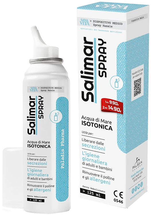 SANAVITA SALIMAR SPRAY NASALE NEW 125 ML - FarmaLucia