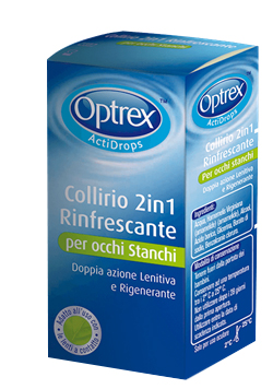 GOCCE OCULARI OPTREX ACTIDROPS 2IN1 RINFRESCANTE OCCHI STANCHI 1 PEZZO - FarmaLucia