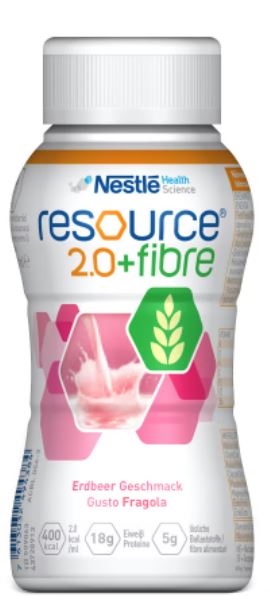 RESOURCE 2,0 + FIBRE FRAGOLA 200 ML - FarmaLucia