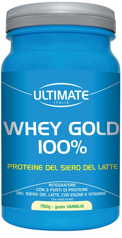 ULTIMATE WHEY GOLD 100 % VANIGLIA 750 G - FarmaLucia
