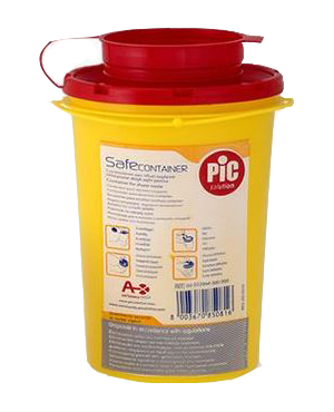 CONTENITORE DI SICUREZZA PER TALGIENTI PIC CAPACITA' 0,6 LITRI ARTICOLO 00022994000000 1 PEZZO - FarmaLucia