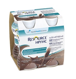 RESOURCE HP/HC CIOCCOLATO 4 BOTTIGLIE 200 ML - FarmaLucia