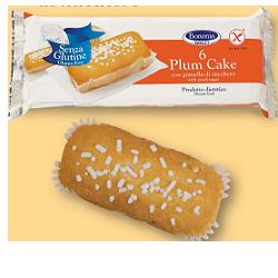 BONONIA PLUMCAKE CON GRANELLA DI ZUCCHERO SENZA GLUTINE 6 X 37 G - FarmaLucia