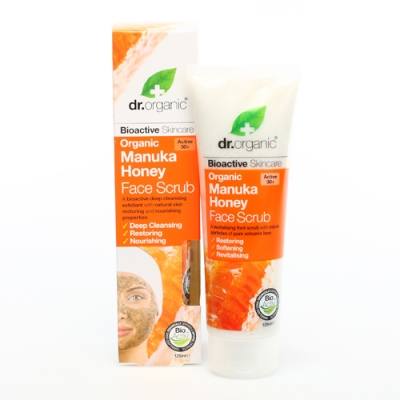 DR ORGANIC MANUKA HONEY FACE SCRUB 125 ML - FarmaLucia