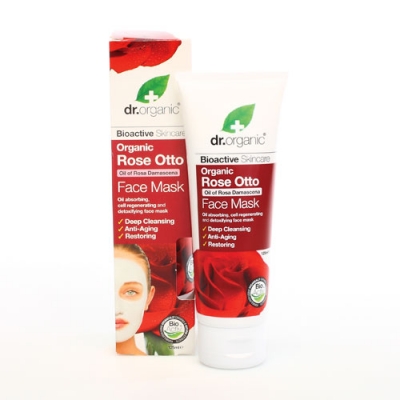 DR ORGANIC ROSE OTTO ROSA FACE MASK MASCHERA VISO 125 ML - FarmaLucia