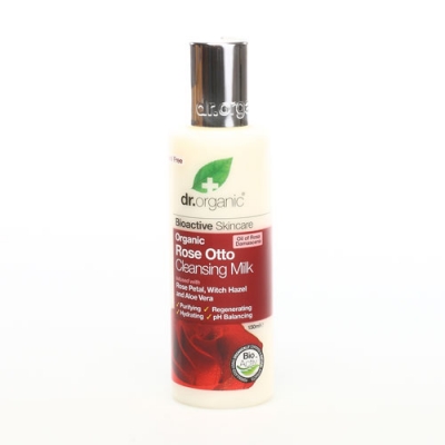 DR ORGANIC ROSE OTTO ROSA CLEANSING MILK LATTE DETERGENTE 150 ML - FarmaLucia