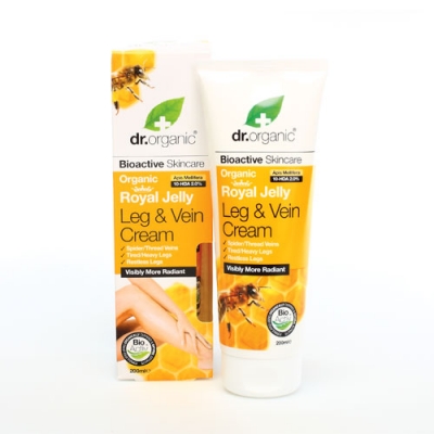 DR ORGANIC ROYAL JELLY PAPPA REALE LEG VEIN CREAM CREMA GAMBE 200 ML - FarmaLucia