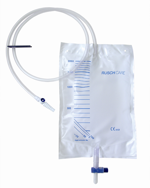 SACCA DI DRENAGGIO LETTO PER INCONTINENZA 2000ML IN PVC CON VALVOLA DI NON RITORNO E SCARICO STERILE CON TUBO DI RACCORDO 120CM 1 PEZZO RIUTILIZZABILE - FarmaLucia