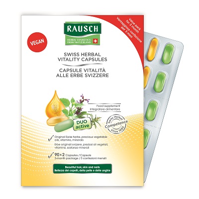 RAUSCH CAPSULE VITALITA' ALLE ERBE SVIZZERE 180 CAPSULE - FarmaLucia