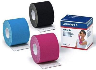BENDA ADESIVA LEUKOTAPE K PER TAPING FISIOTERAPICO LARGHEZZA 5 CM LUNGHEZZA 5 M COLORE AZZURRO IN ROTOLO - FarmaLucia