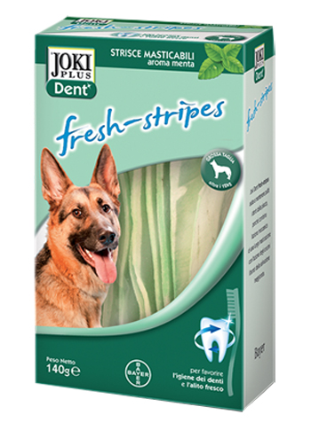JOKI DENT FRESH-STRIPES 140 G PER CANI DI TAGLIA GRANDE - FarmaLucia