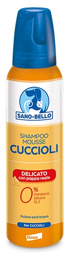 SANO E BELLO SHAMPOO MOUSSE CUCCIOLI PAPPA REALE NF 300 ML - FarmaLucia