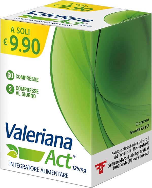 VALERIANA ACT 60 COMPRESSE - FarmaLucia
