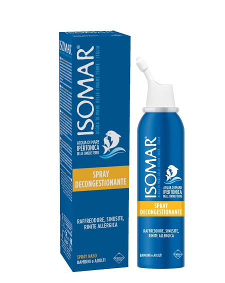 ISOMAR NASO CHIUSO SOLUZIONE ACQUA DI MARE IPERTONICA PER DECONGESTIONE NASO CHIUSO 50 ML - FarmaLucia