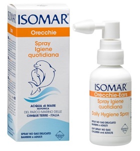 ISOMAR ORECCHIE ACQUA DI MARE SPRAY NO GAS PER IRRIGAZIONE DELL'ORECCHIO 50ML - FarmaLucia