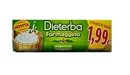 DIETERBA OMOGENEIZZATO FORMAGGINO 3 PEZZI 80 G - FarmaLucia