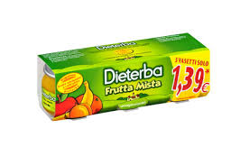DIETERBA OMOGENEIZZATO FRUTTA MISTA 3 PEZZI 80 G - FarmaLucia